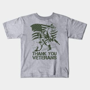 Thank You Veterans Kids T-Shirt